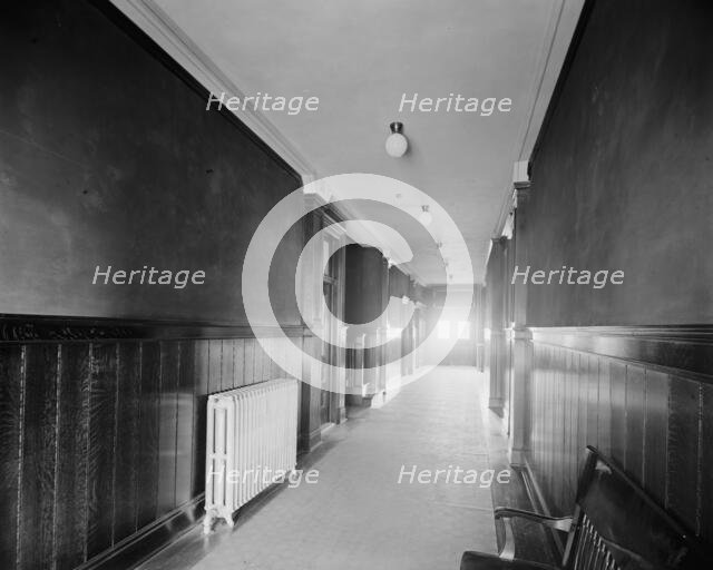 Glazier Stove Company, hall in office bldg., Chelsea, Mich., between 1900 and 1910. Creator: William H. Jackson.