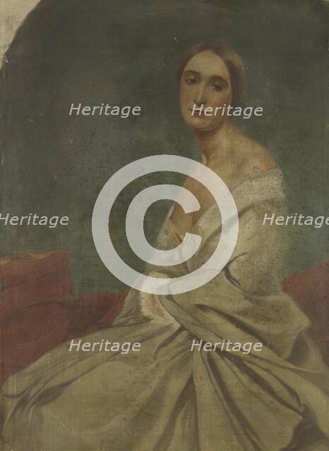 Portrait d'une femme. Creator: Henry Scheffer.