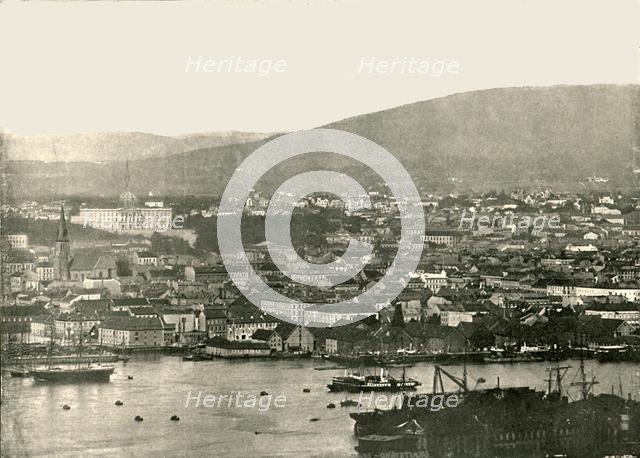 View of Christiania, (Oslo), Norway, 1895.  Creator: Unknown.