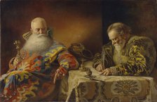 An edict are written, 1890. Artist: Karelin, Andrei Andreevich (1866-1928)