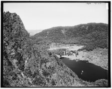 Lake Glorietta [sic] and Table Rock from Old King, Dixville Notch, New Hampshire, c1890-1901. Creator: Unknown.