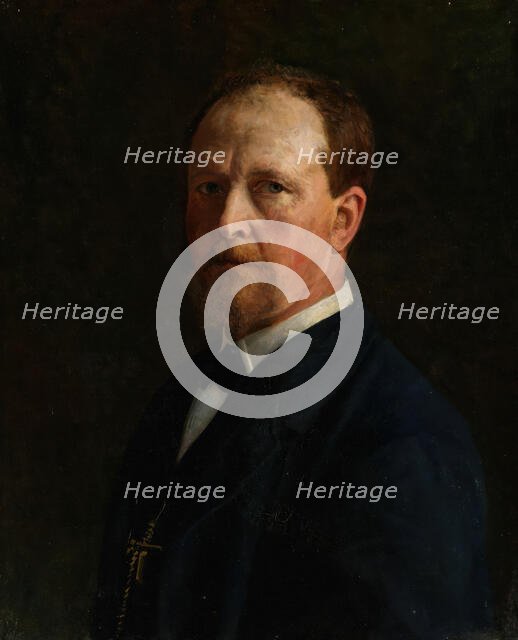 Self-Portrait, 1884. Creator: Peter Nicolai Arbo.