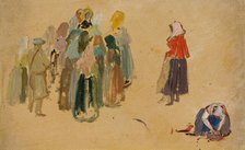 Study of Slovak Types, 1840-1860. Creator: Josef Navratil.