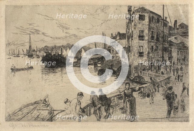 Castello Quarter, Riva, 1880-1882. Creator: Otto Henry Bacher.