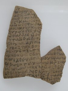 Ostrakon with a Letter from Joseph, Coptic, 580-640. Creator: Unknown.