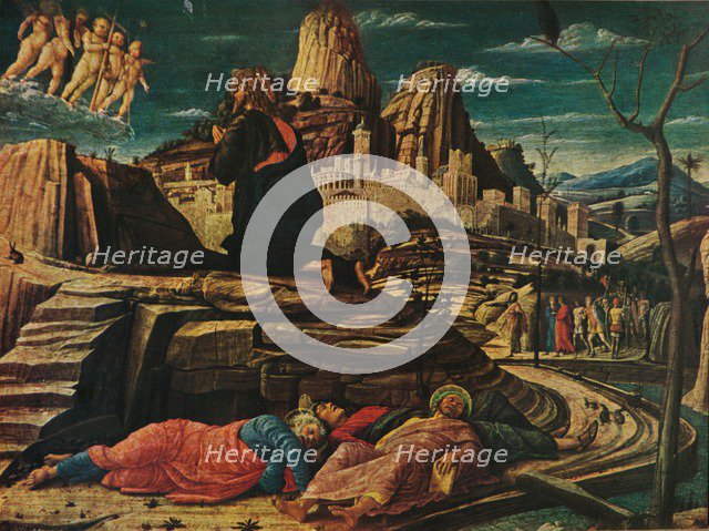 'The Agony in the Garden', c1458, (1909). Artist: Andrea Mantegna.