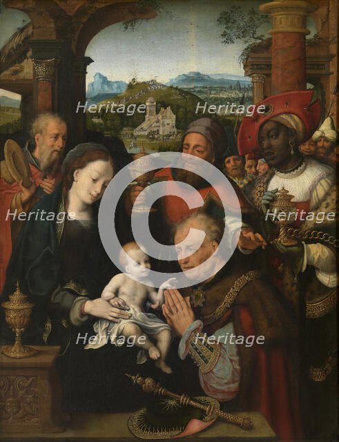 The Adoration of the Magi, mid-16th century. Creator: Cornelis van Cleve.