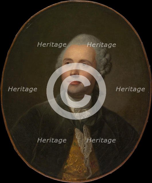 Jean Jacques Caffiéri (1725-1792), ca. 1765. Creator: Jean-Baptiste Greuze.