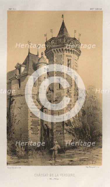 …Pl. 28, Chateau De La Verdiere (Ille en Vilaine), published 1860. Creator: Victor Petit (French, 1817-1874).