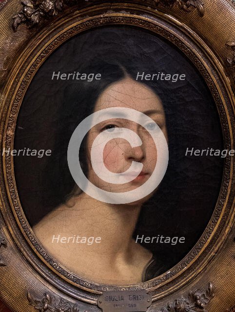 Portrait of the opera singer Giulia Grisi (1811-1869), First half of the 19th century. Creator: Anonymous.