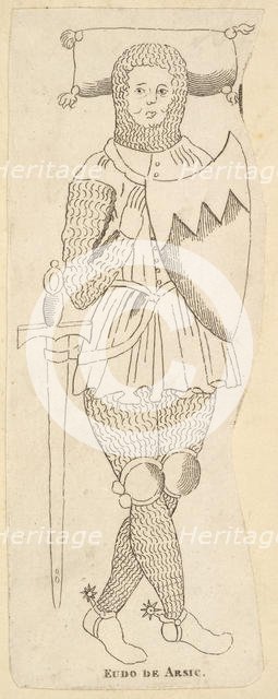 Monument of Eudo de Arsie, ca. 1790. Creator: Unknown.