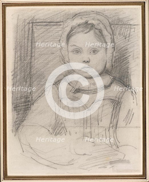 Portrait of Louis Robert, 3 years old, 1843/44. Creator: Jean-Baptiste-Camille Corot.
