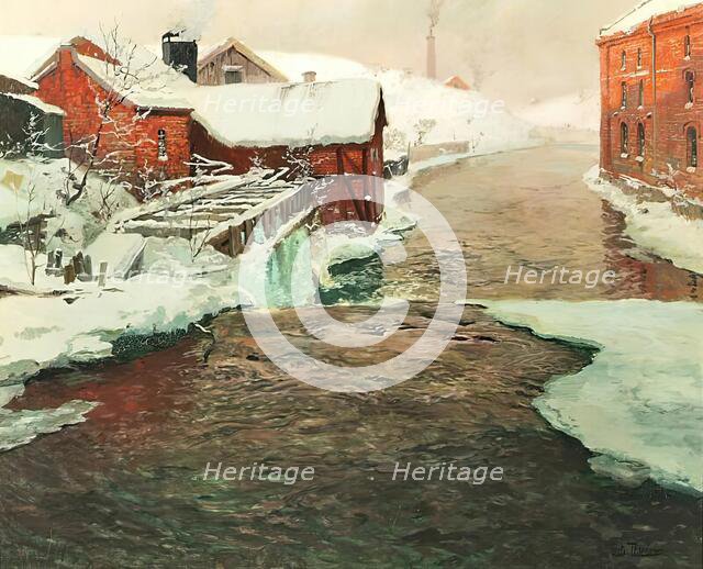 A Factory in Norway. Creator: Frits Thaulow.