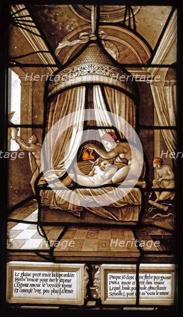 The Story of Psyche (Stained glass window), 1441-1444. Artist: French master  