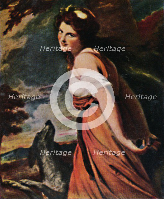 'Lady Hamilton 1761-1815. - Gemälde von Romney', 1934. Creator: Unknown.