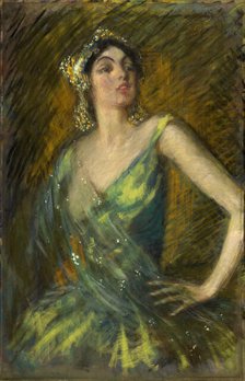 Ruth St. Denis, 1910. Creator: Alice Pike Barney.