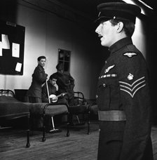 A scene from the Terence Rattigan play, Ross, Worksop College, Nottinghamshire, 1963.  Artist: Michael Walters