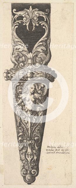 Lower portion of a scabbard, 1625-77. Creator: Wenceslaus Hollar.