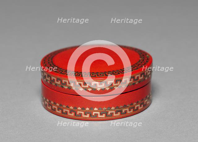 Round Box, c. 1770. Creator: Unknown.