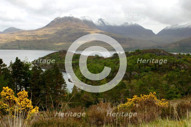 Loch Torridon and the Torridon Hills, Highland, Scotland.