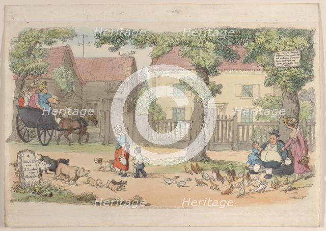 Plate 32, from "World in Miniature", 1816., 1816. Creator: Thomas Rowlandson.