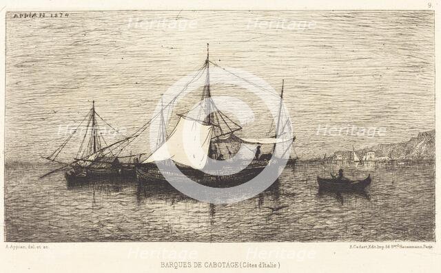 Barques de Cabotage. Creator: Adolphe Appian.