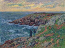 Falaises de Clohars-Carnöet, 1910. Creator: Martin, Henri (1860-1943).