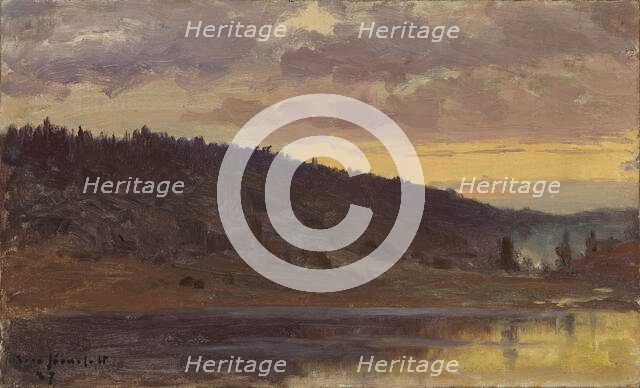 After Sunset, 1887. Creator: Eero Jarnefelt.