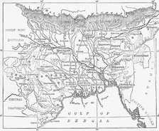 'Map of Bengal, Behar, and Orissa', c1891. Creator: James Grant.