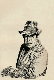 'Self Portrait', c1933. Artist: Joseph Simpson.