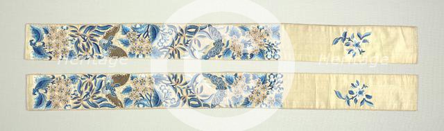 Pair of Sleeve Bands, 19th century. Creator: Unknown.