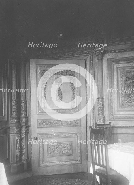 Interior door, Wykehurst Place, Bolney, Sussex. Artist: Bill Brunell.