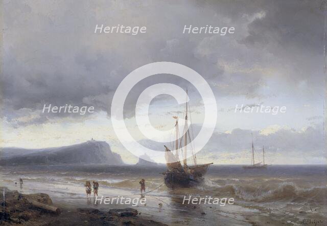 Along the Coast, 1840-1850. Creator: Johan Hendrick Louis Meijer.