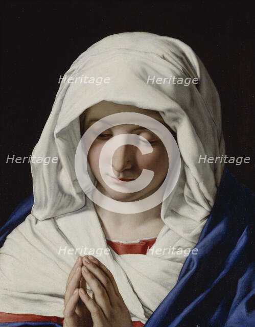 The Virgin praying. Creator: Giovanni Battista Salvi da Sassoferrato.