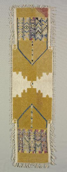 Embroidered Band for Curtain, 1800s. Creator: Unknown.