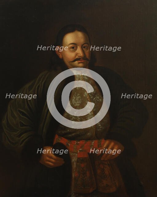 Portrait of Prince Fyodor Yuryevich Romodanovsky (1640-1717), c 1785. Creator: Anonymous.