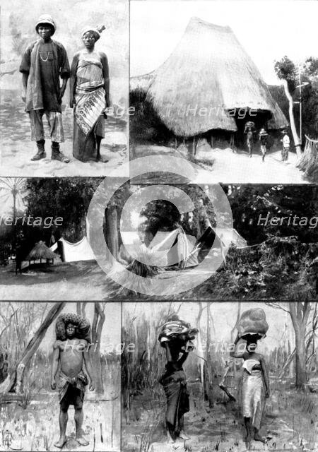 The Lagos-Dahomey Frontier Question: scenes in the disputed hinterland district, 1898. Creator: Unknown.