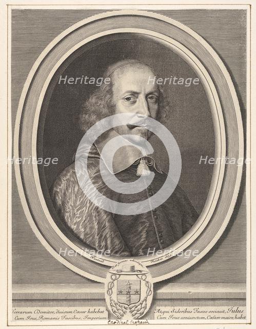 Cardinal Jules Mazarin, 1655. Creator: Robert Nanteuil.