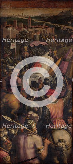 Capture of Cascina, 1563-1565. Artist: Vasari, Giorgio (1511-1574)