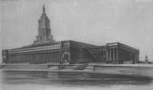Project to the architectural contest for the Palace of the Soviets. Artist: Shchusev, Alexey Viktorovich (1894-1949)