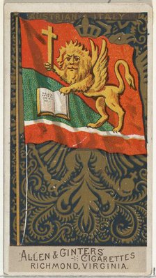 Austrian Italy, from Flags of All Nations, Series 2 (N10) for Allen & Ginter Cigarettes Br..., 1890. Creator: Allen & Ginter.