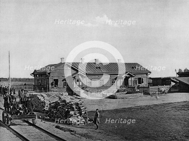 West-Siberian Railroad. Station of the Fifth Class, Vargashi, 1892-1896. Creator: Unknown.