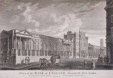 Bank of England, Threadneedle Street, London, 1797. Artist: Anon