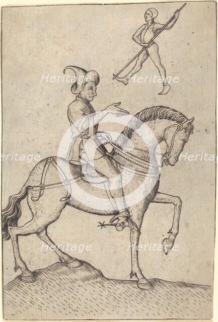 The Knight of Men, 1463. Creator: Master ES.