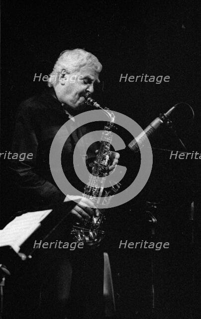 Charlie Mariano, Brecon Jazz Festival, Brecon, Powys, Wales, Aug 2002. Creator: Brian O'Connor.