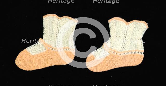 Bootees, American, 1840-60. Creator: Unknown.