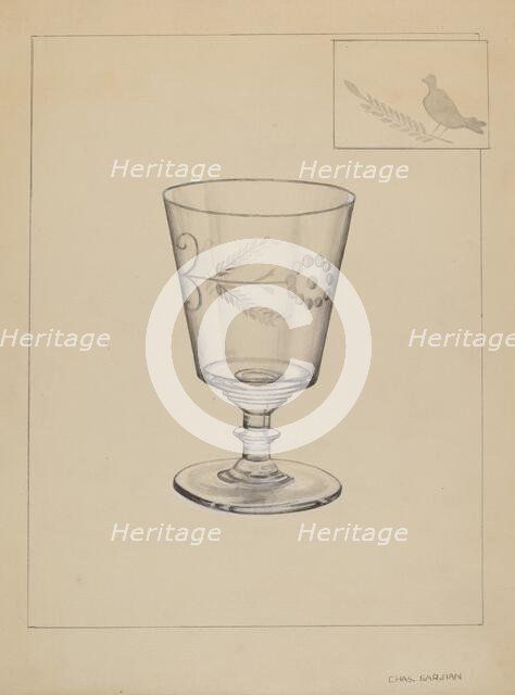 Goblet, c. 1937. Creator: Charles Garjian.