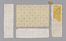 Pillow Sham (Unfinished), Shropshire, late 17th/early 18th century. Creators: Jane Bolas Vaughan, Elizabeth Ottiwell Vaughan.