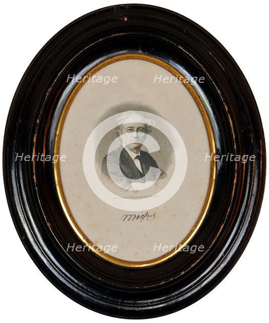 Portrait of the poet Fyodor Ivanovich Tyutchev (1803-1873), Second Half of the 19th cen.