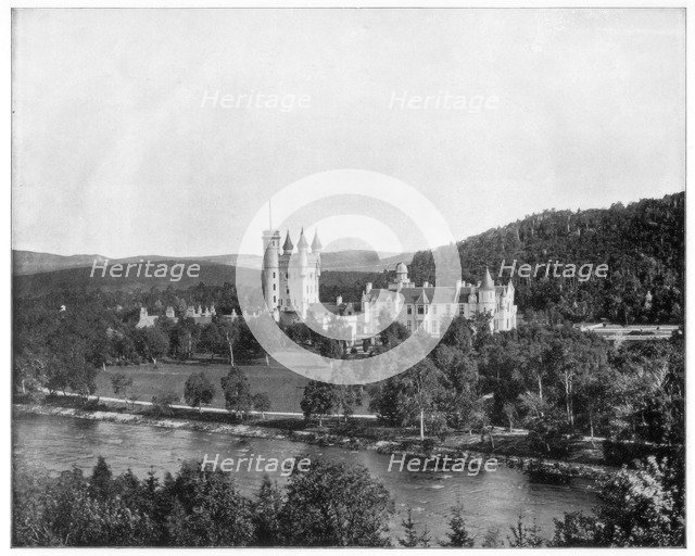 Balmoral Castle, Scotland, late 19th century. Artist: John L Stoddard